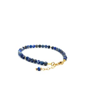 lapis lazuli fasetowana bransoletka z zapięciem ze srebra 925 4.jpeg