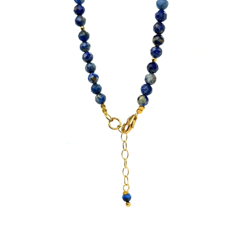 lapis lazuli fasetowana bransoletka z zapięciem ze srebra 925.jpeg