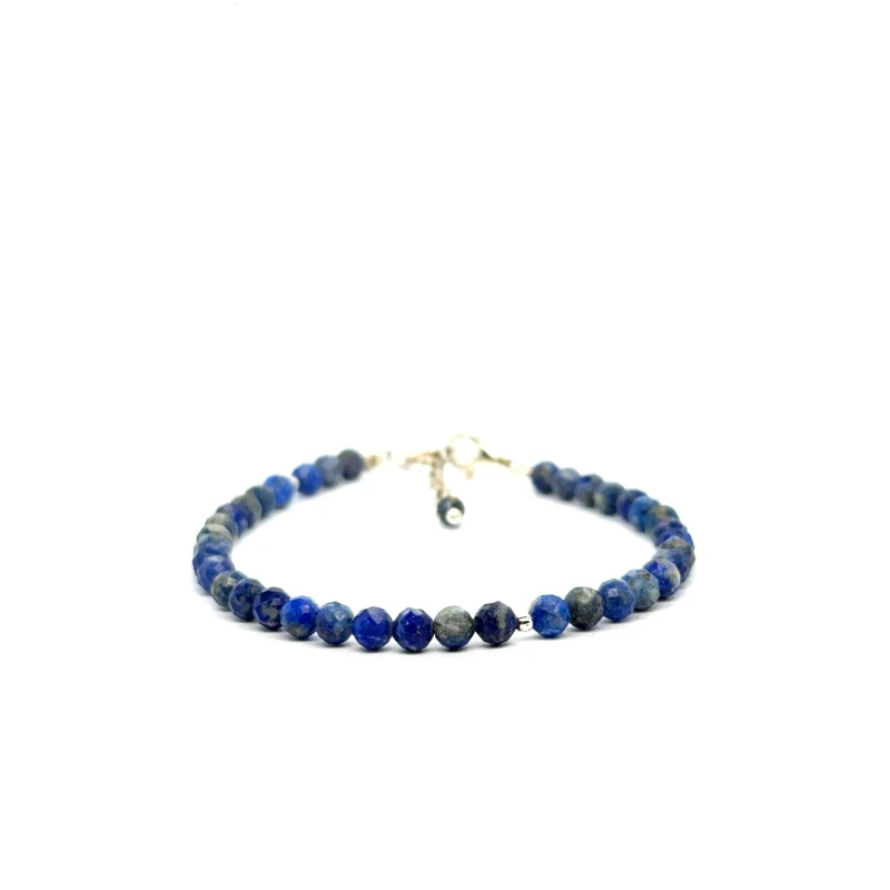 lapis lazuli fasetowana bransoletka z zapięciem ze srebra 925 2.jpeg