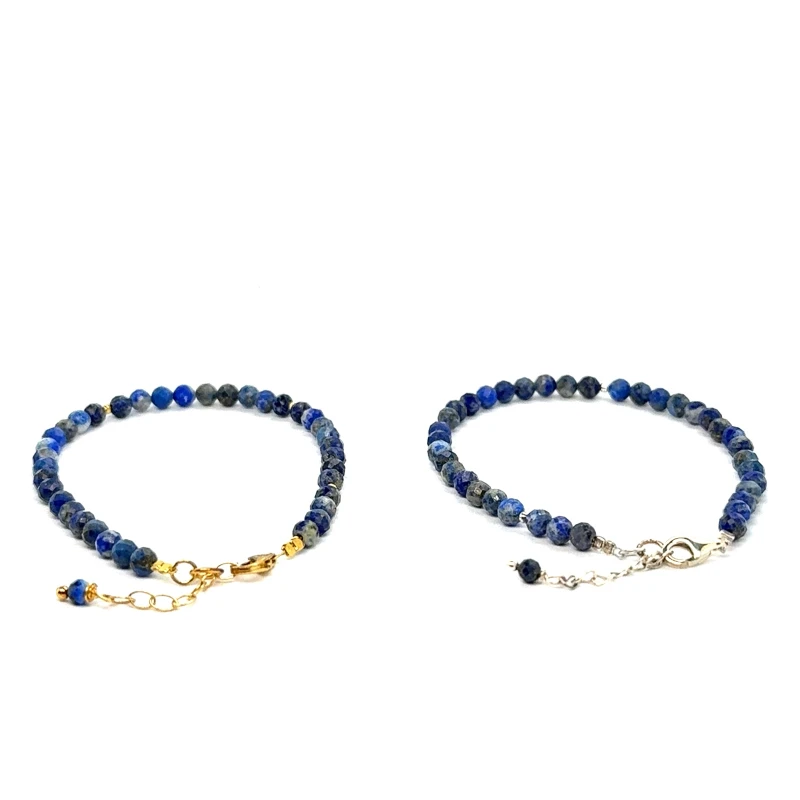 lapis lazuli fasetowana bransoletka z zapięciem ze srebra 925 4.jpeg