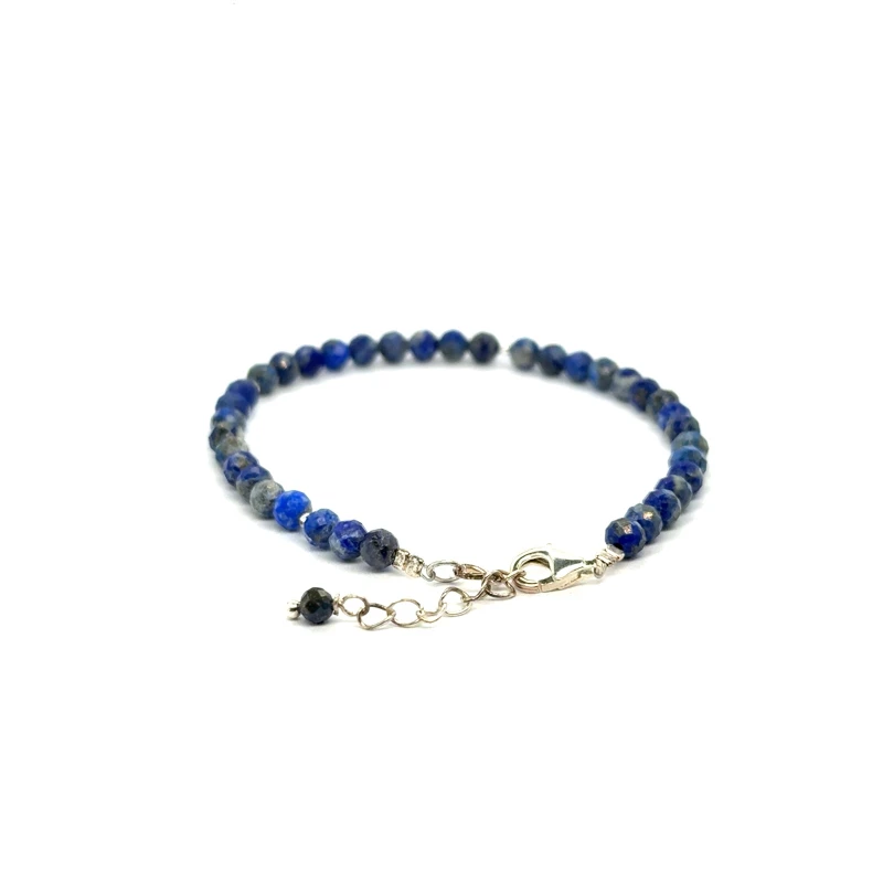 lapis lazuli fasetowana bransoletka z zapięciem ze srebra 925.jpeg
