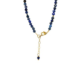 lapis lazuli fasetowana bransoletka z zapięciem ze srebra 925 2.jpeg