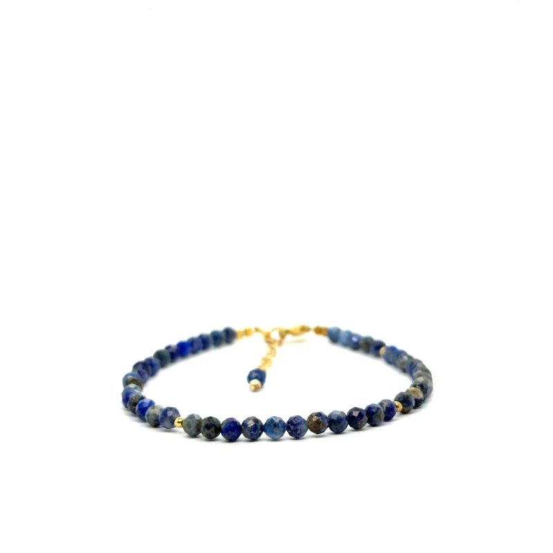 lapis lazuli fasetowana bransoletka z zapięciem ze srebra 925 4.jpeg