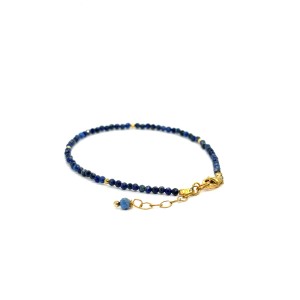 lapis lazuli fasetowana bransoletka z zapięciem ze srebra 925 1.jpeg