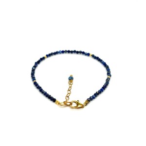 lapis lazuli fasetowana bransoletka z zapięciem ze srebra 925 2.jpeg
