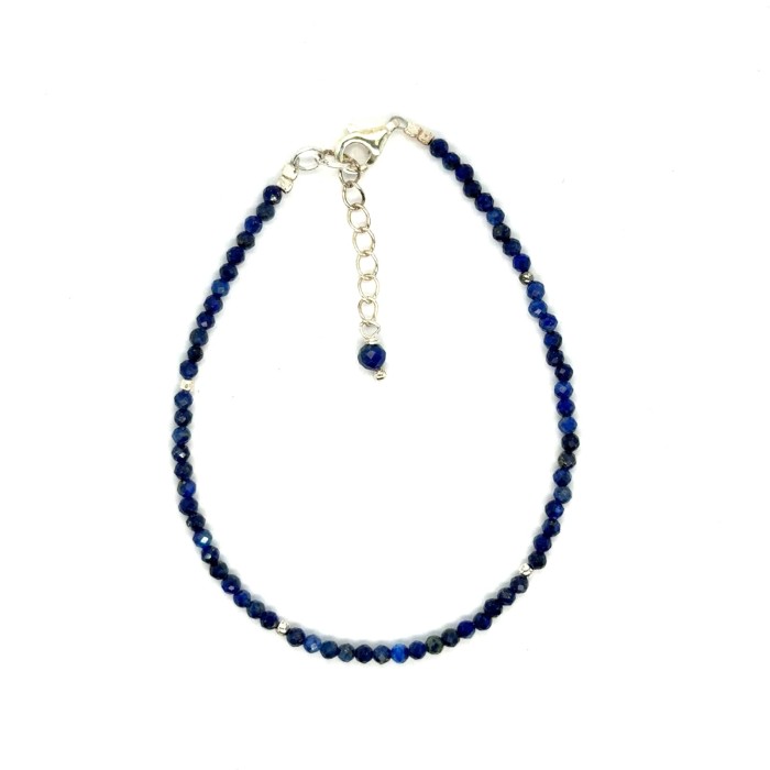 lapis lazuli fasetowana bransoletka z zapięciem ze srebra 925 1.jpeg