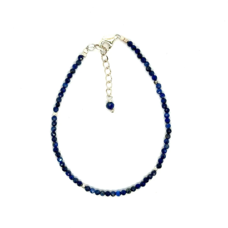 lapis lazuli fasetowana bransoletka z zapięciem ze srebra 925 1.jpeg