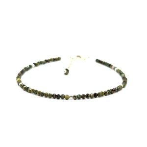 Jaspis smocza krew bransoletka fasetowana z zapięciem ze srebra 925 2mm 5.jpeg
