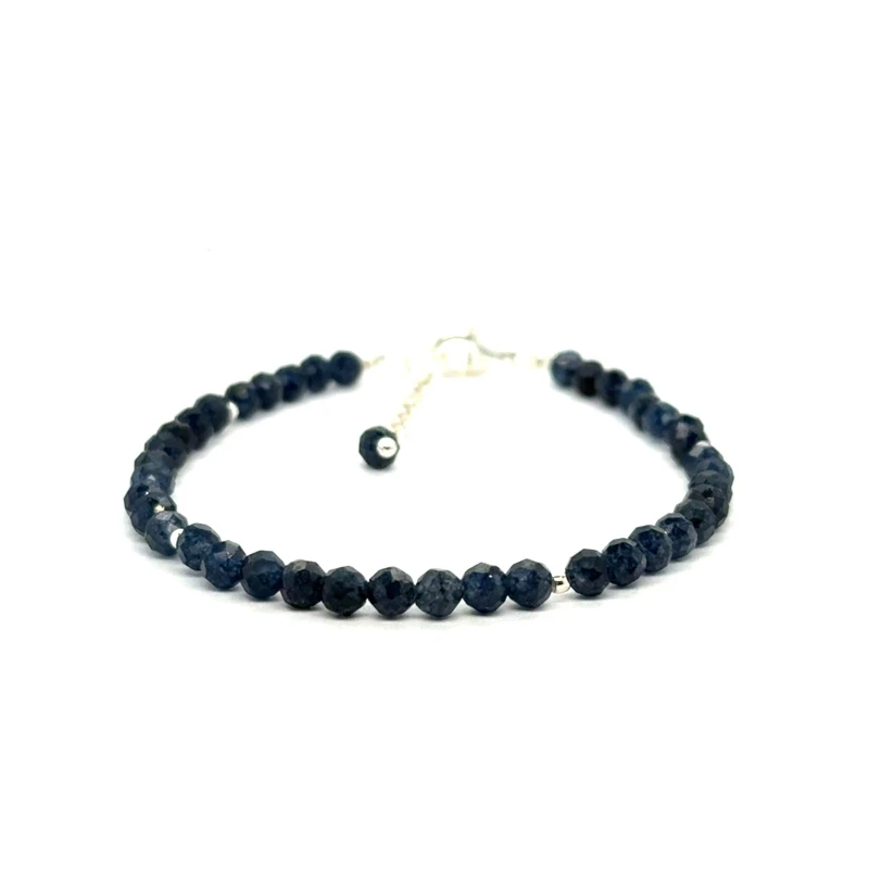 Chalcedon bransoletka fasetowana z zapięciem całe srebro 925 4mm.jpeg