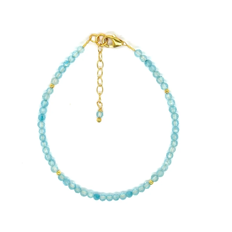 topaz bransoletka fasetowana z zapięciem całość pozłacane srebro 925 3mm 2.jpeg