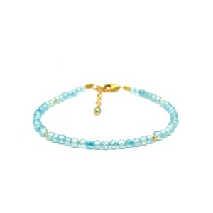 topaz bransoletka fasetowana z zapięciem całość pozłacane srebro 925 3mm 3.jpeg