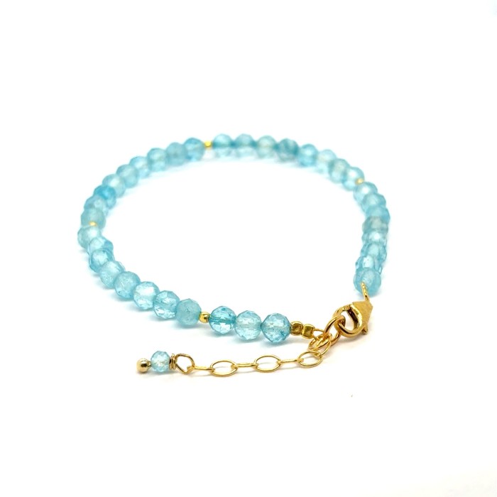 topaz bransoletka fasetowana z zapięciem całość pozłacane srebro 925 4mm 1.jpeg