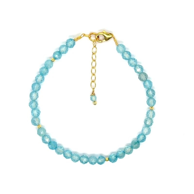 topaz bransoletka fasetowana z zapięciem całość pozłacane srebro 925 4mm 2.jpeg