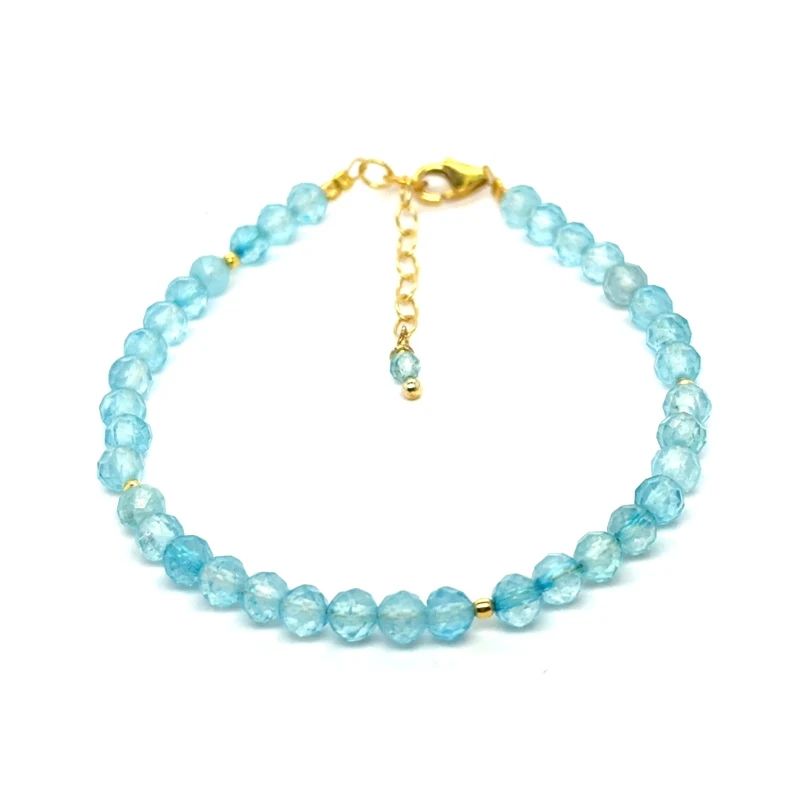 topaz bransoletka fasetowana z zapięciem całość pozłacane srebro 925 4mm 4.jpeg