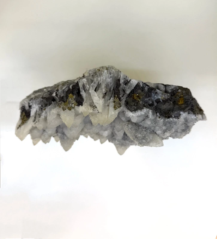 SNOW QUARTZ 2,3 KG – NATURALNY OKAZ – KWARC – ARSENOPIRYT, BOULANGERIT 4.jpeg