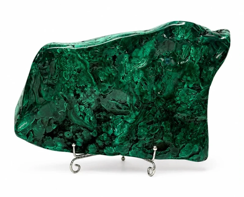 MALACHIT 5,8 KG – NATURALNY OKAZ – POLEROWANY – UNIKATOWA FORMA.jpeg
